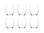 Hermia Juego de vasos LV-ELL348F de 6 piezas, Transparente